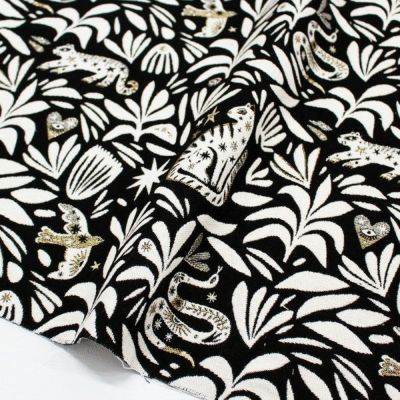 輸入生地 生地 サフェコ ジャガード生地 動物 ジャングル Jacquard ジャガード 生地 SAFECO from france 幅約140cm (最低単位30cm~10cm単位の切売り)