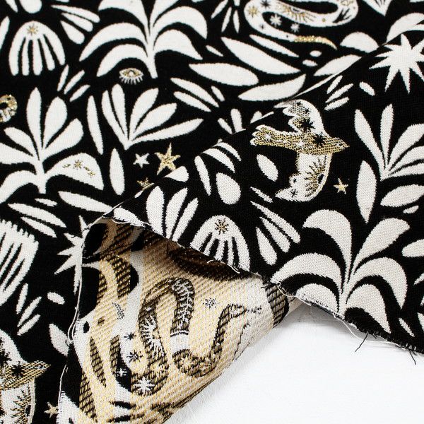 輸入生地 生地 サフェコ ジャガード生地 動物 ジャングル Jacquard