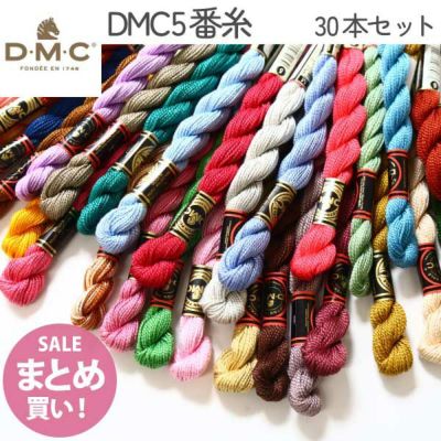 数量限定 刺しゅう糸セット DMC刺しゅう糸5番 30本セット まとめ買い お買得