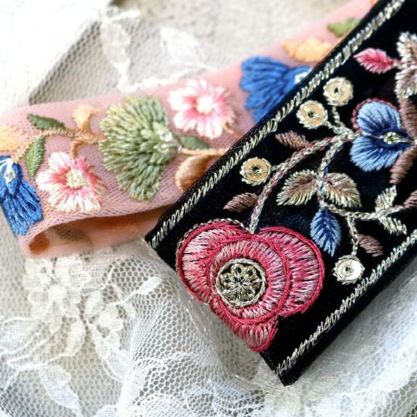 インド刺繍リボン はぎれ 詰め合わせ 福袋 5m分 ハンドメイド
