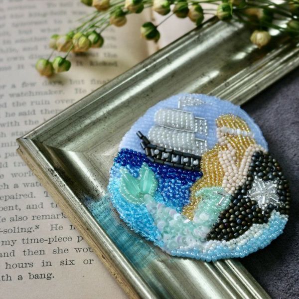 beads de OHANASHI ビーズ刺繍キット ビーズ ビーズ刺しゅう TOHO