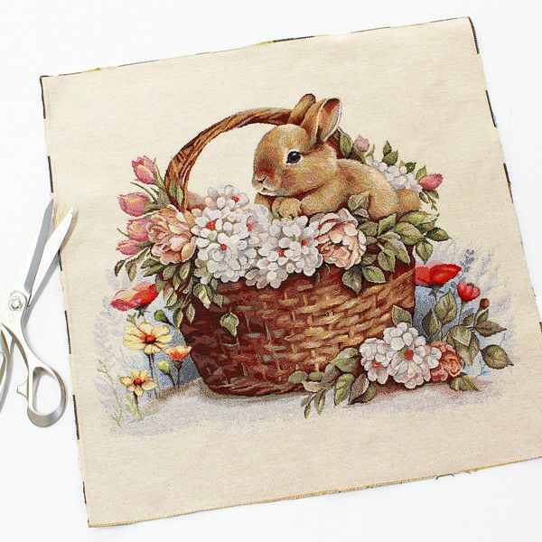 限定パネル ⑤ うさちゃんパネル生地 うさぎちゃんパネル生地