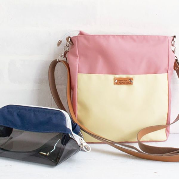 カラフル ナイロンオックス生地 117×50cm + ミシン糸のセット 全17色